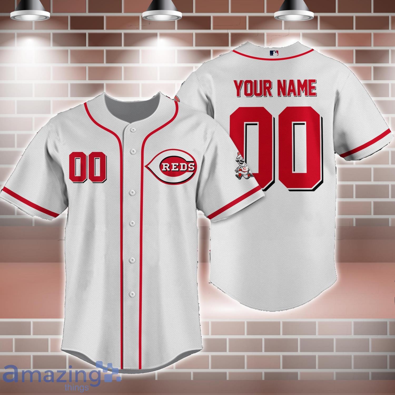 Cincinnati Reds MLB Baseball Jersey Shirt Custom Name And Number