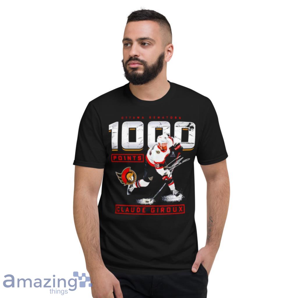 Claude Giroux Ottawa Senators 1000 Career Points T-shirt