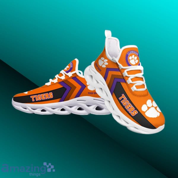 Clemson Tigers Custom Name Max Soul Shoes Special Gift Product Photo 3