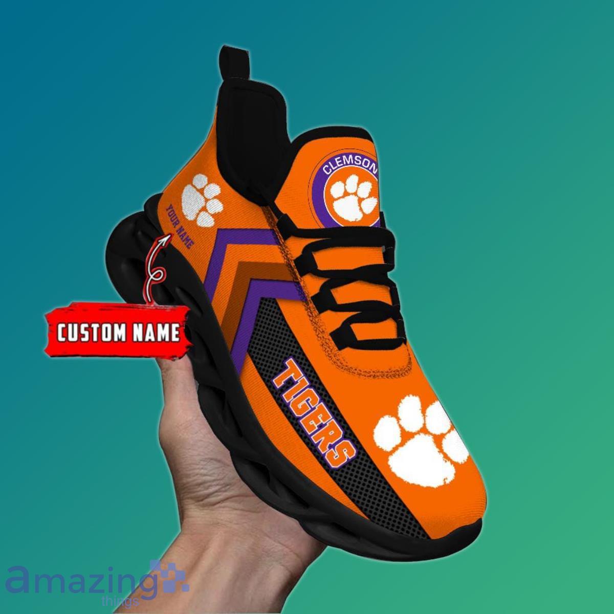Clemson Tigers Custom Name Max Soul Shoes Special Gift Product Photo 1