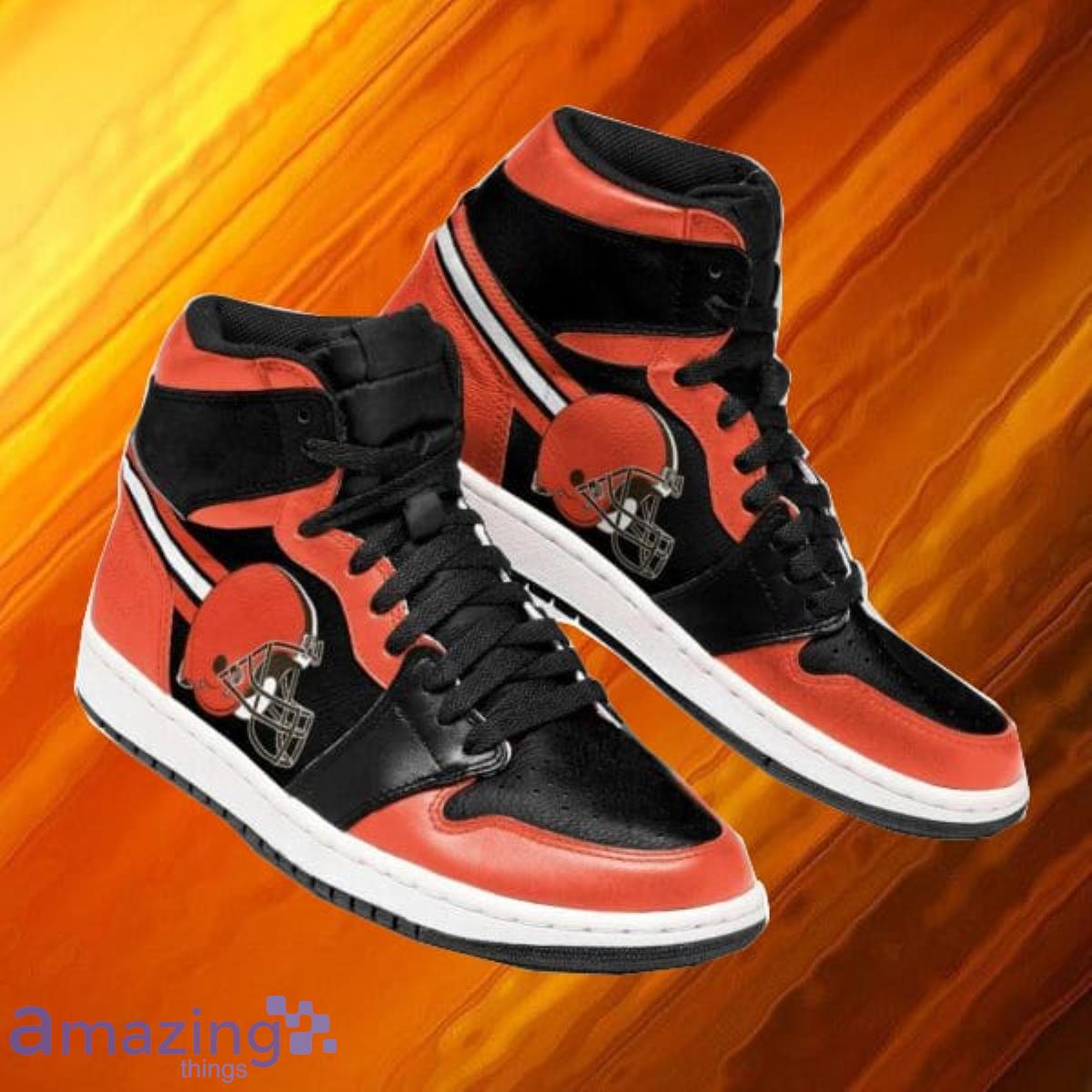 Cleveland Browns NFL Air Jordan Hightop Impressive Gift