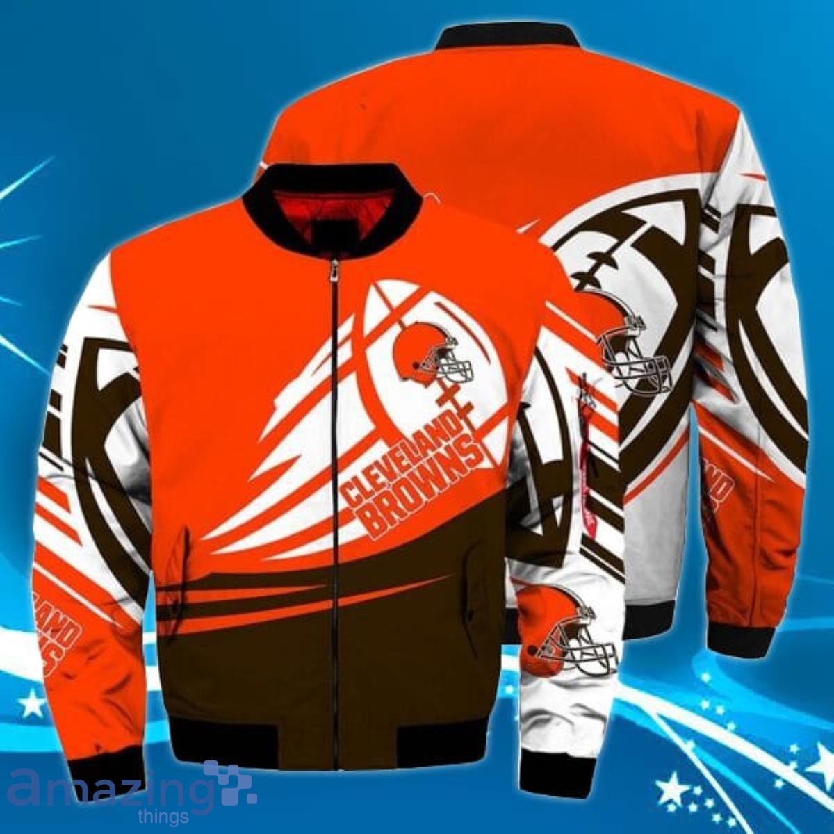 NFL Cleveland Browns Bomber Jacket Special Gift