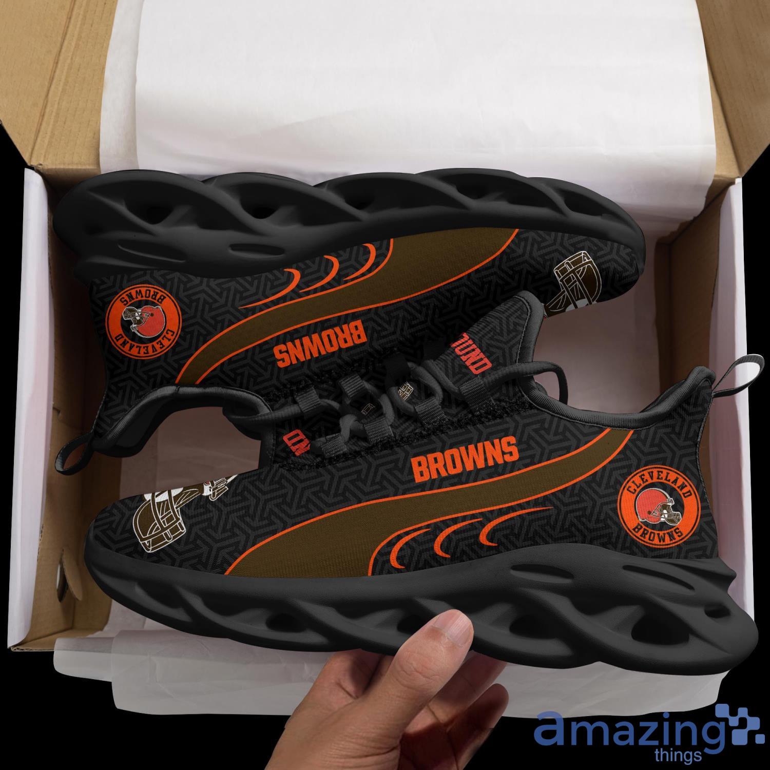 Cleveland Browns NFL Clunky Sneakers Max Soul Shoes - Growkoc