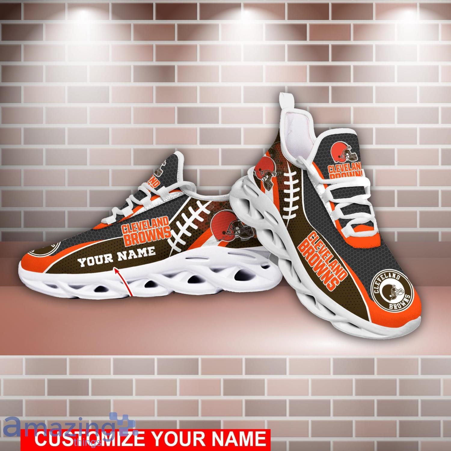 Cleveland Browns NFL Collection Max Soul Shoes Personalized Name Chunky  Sneakers For Men Women - Freedomdesign