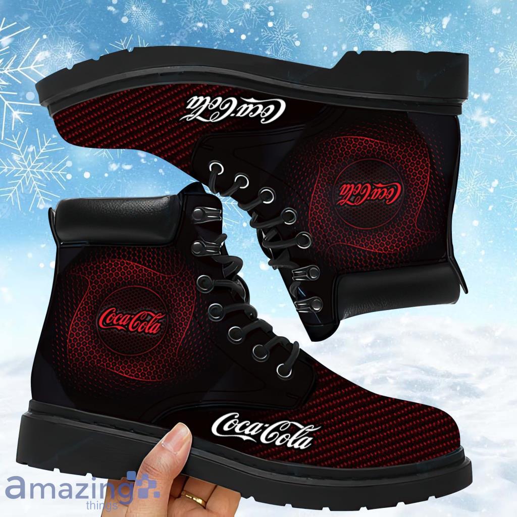 Coca-Cola Logo Timberland Boots Gift For Big Fans Product Photo 1