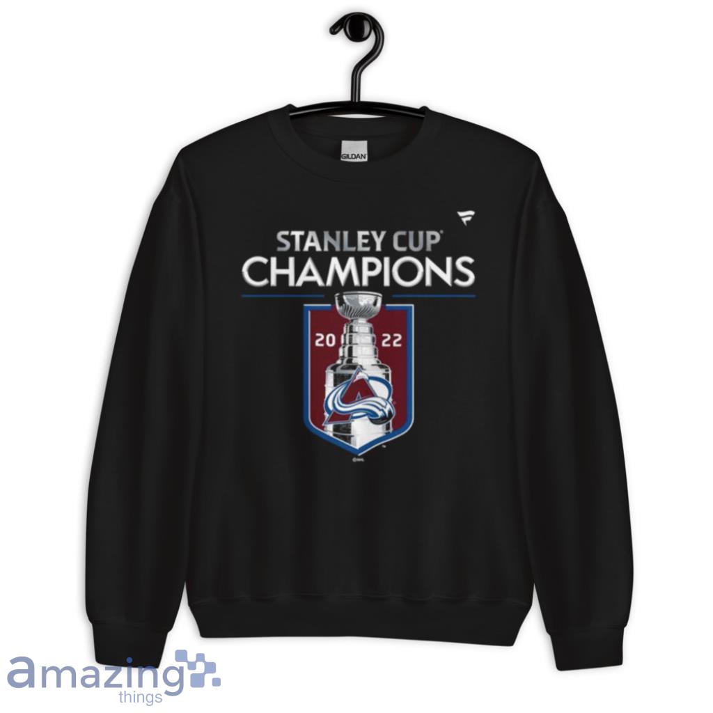 Colorado Avalanche 2022 Stanley Cup Champions Locker Room T Shirt image Colorado Avalanche 2022 Stanley Cup Champions Locker Room T Shirt Product Photo 8
