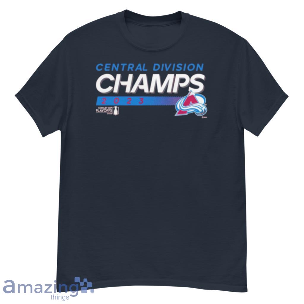 Colorado Avalanche 2023 Metropolitan Division Champions Stanley Cup Playoffs Shirt image Colorado Avalanche 2023 Metropolitan Division Champions Stanley Cup Playoffs Shirt Product Photo 2