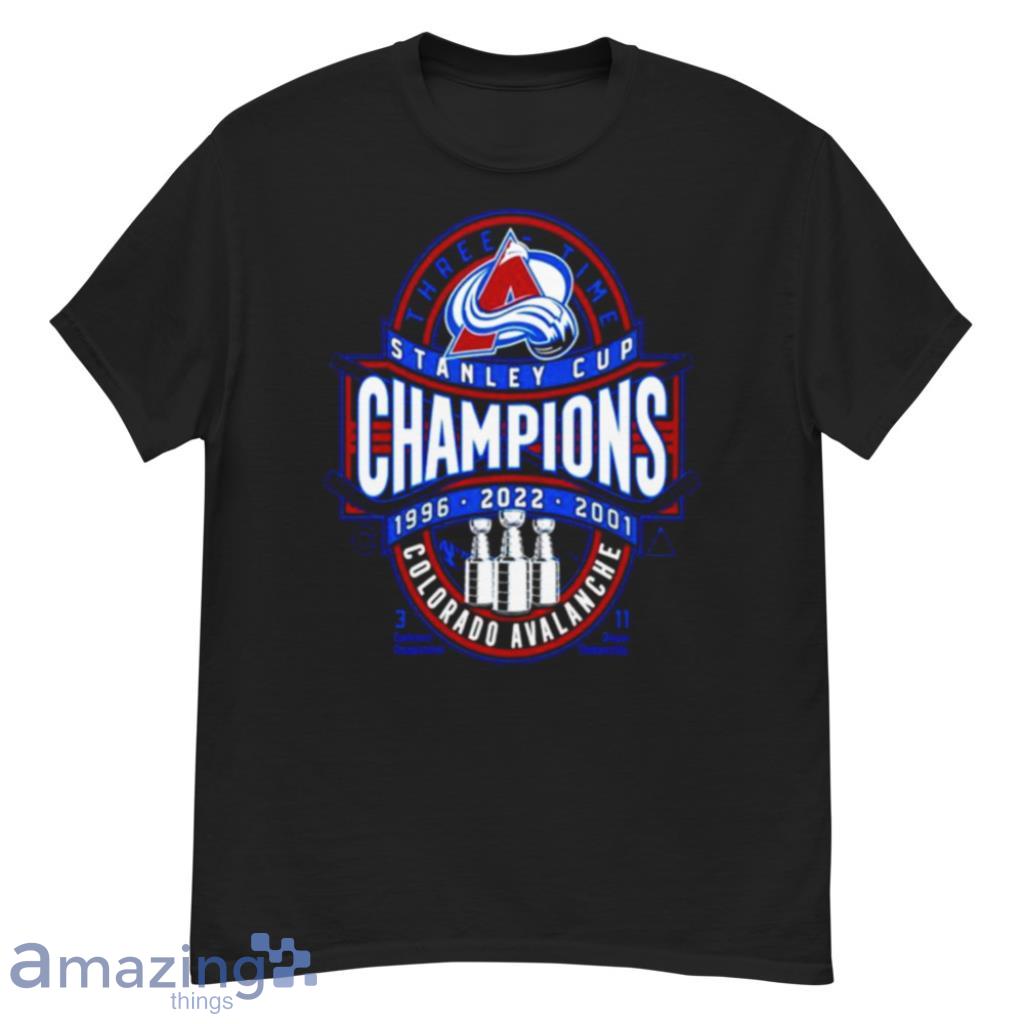 Colorado Avalanche 3 Time Stanley Cup Champions Clear The Puck Shirt