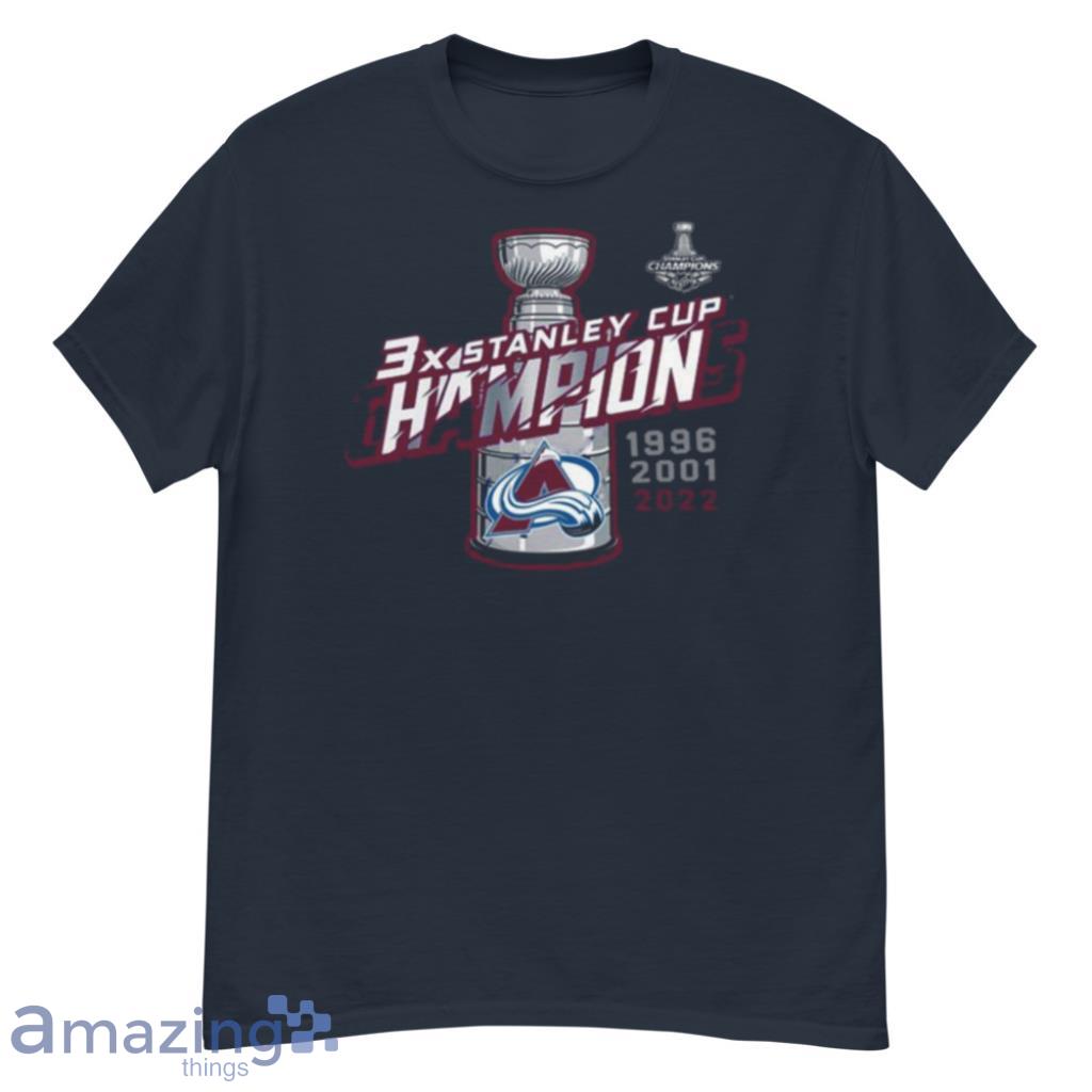 Colorado Avalanche Stanley Cup Champion Nhl 1996 2001 2022 Shirt