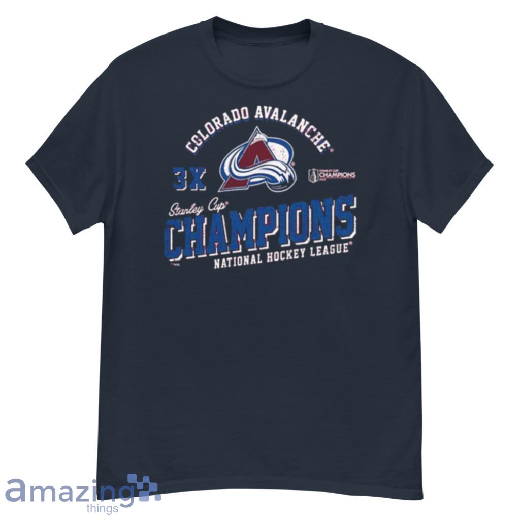 Colorado Avalanche ice hockey 2023 Championship Stanley Cup logo T