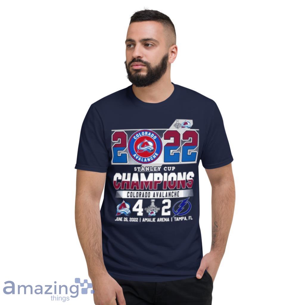 Colorado Avalanche And Tampa Bay Lightning Stanley Cup Champions Shirt