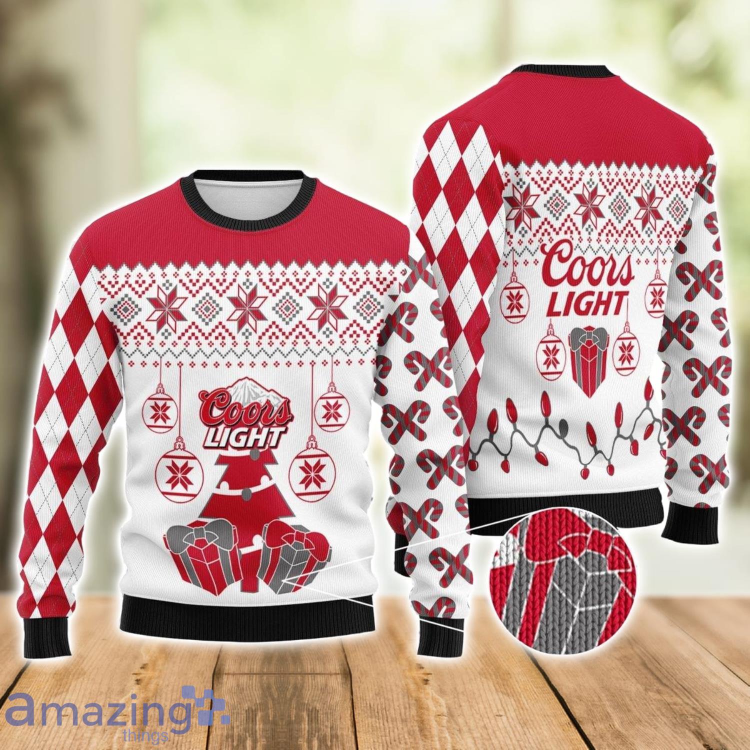 Coors Light Lover Ugly Christmas Sweater Xmas Gift Men And Women Christmas  Sweater