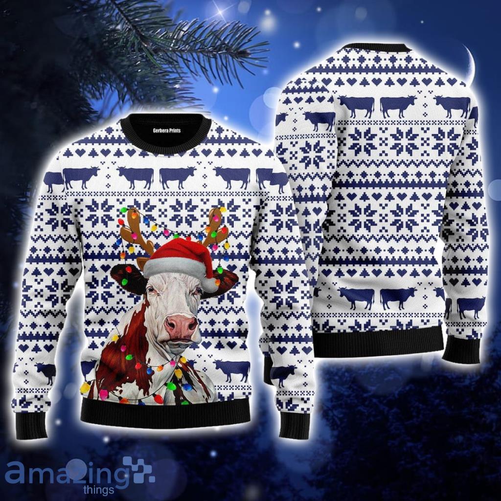 Womens cow sale christmas sweater