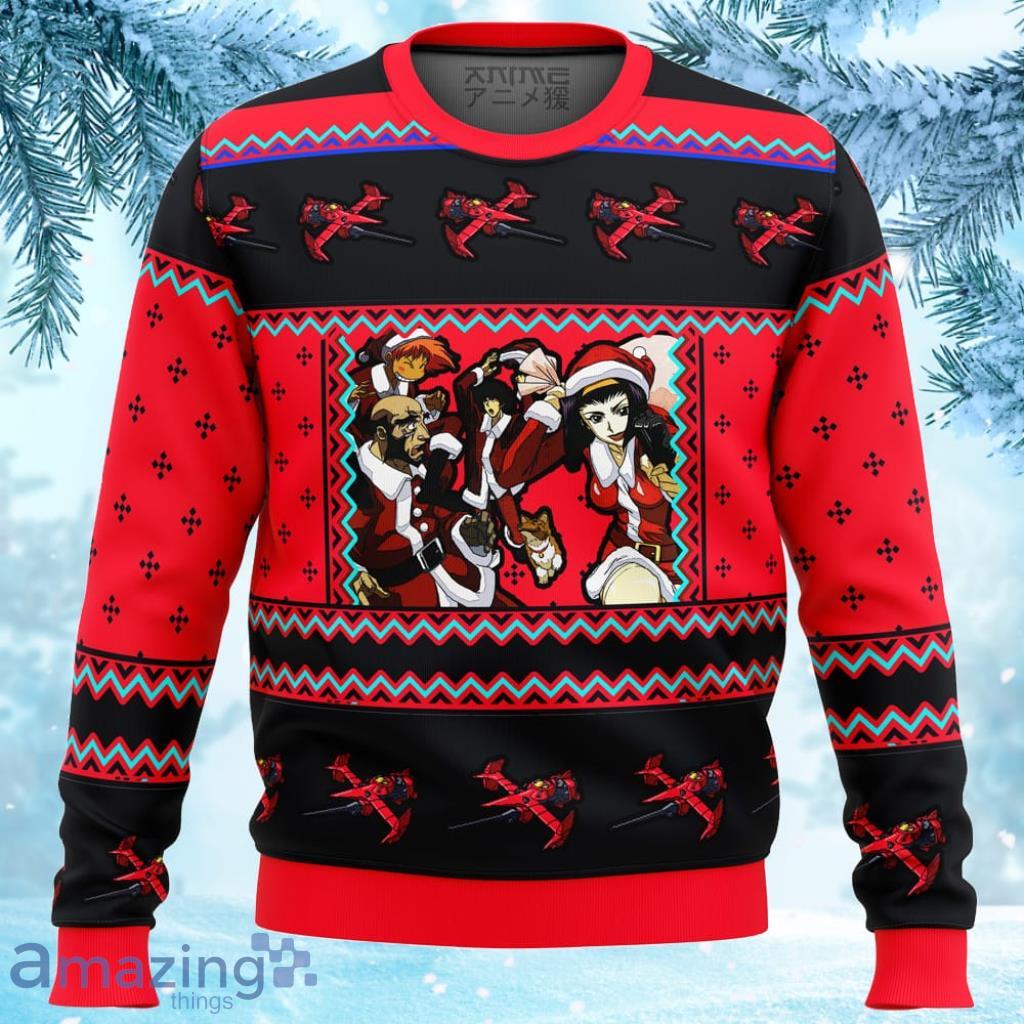 Cowboy Bebop Holiday Ugly Christmas Sweater 3D Gift Christmas Funny Product Photo 1