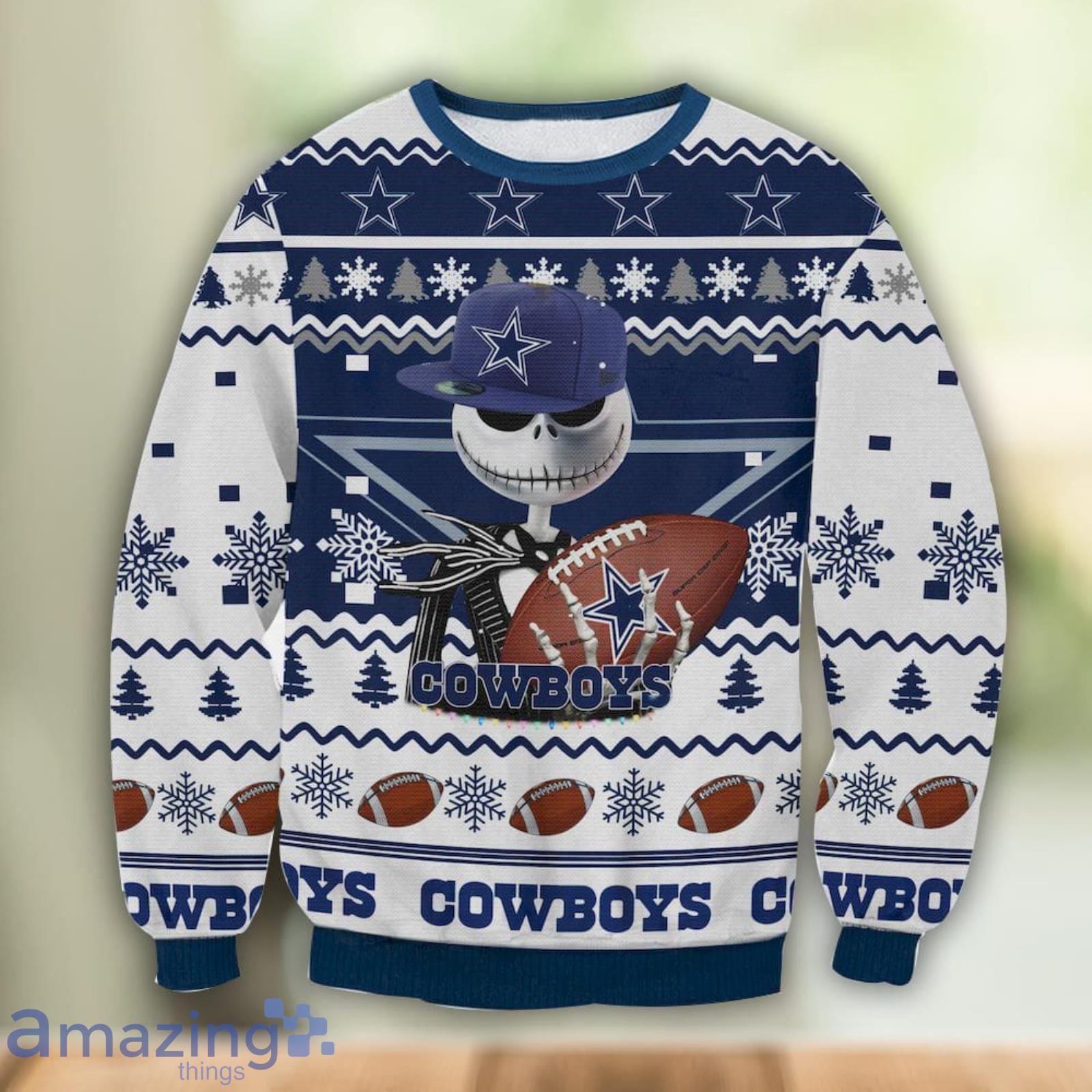 Dallas Cowboys Cool Ugly Christmas Sweater 3D Gift For Fans