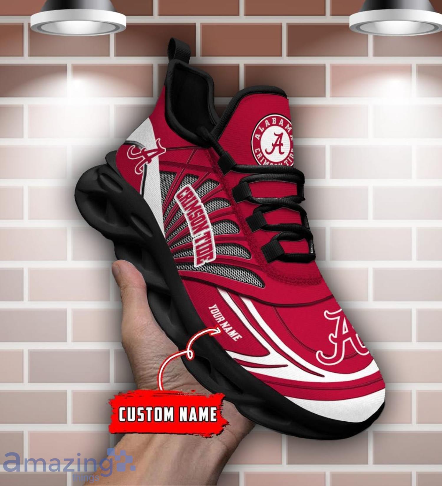 Custom Name Alabama Crimson Tide Personalized Name Max Soul Shoe Trending Sport Gift image Custom Name Alabama Crimson Tide Personalized Name Max Soul Shoe Trending Sport Gift Product Photo 4