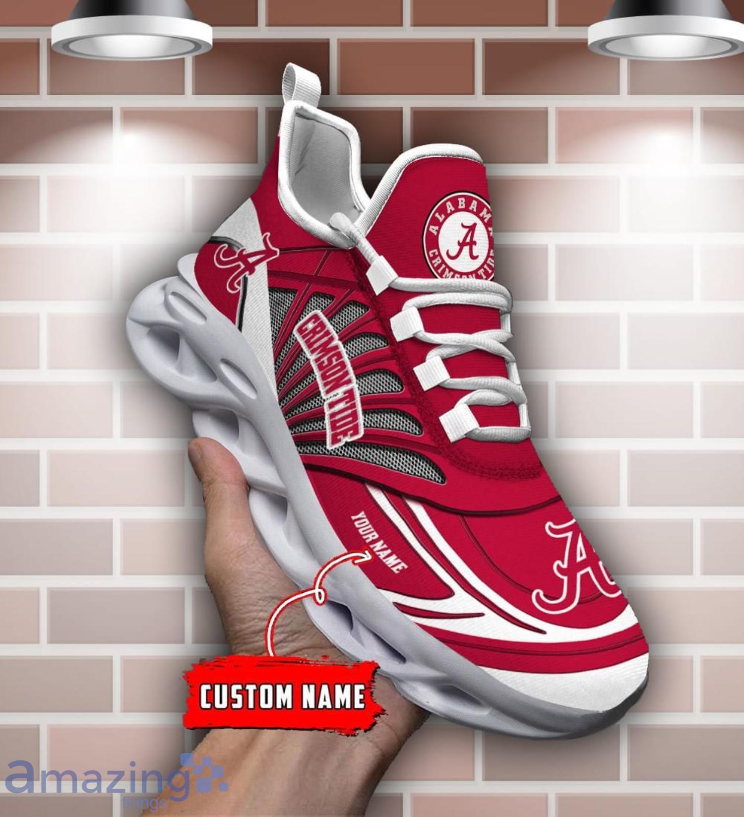 Custom Name Alabama Crimson Tide Personalized Name Max Soul Shoe Trending Sport Gift image Custom Name Alabama Crimson Tide Personalized Name Max Soul Shoe Trending Sport Gift Product Photo 1