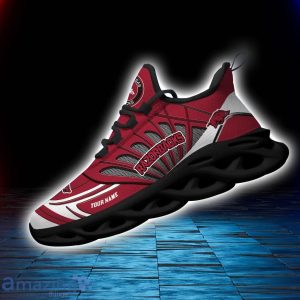 Custom Name Arkansas Razorbacks Personalized Name Max Soul Shoe Trending Sport Gift Product Photo 2