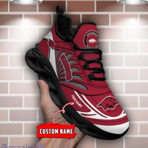 Custom Name Arkansas Razorbacks Personalized Name Max Soul Shoe Trending Sport Gift Product Photo 4