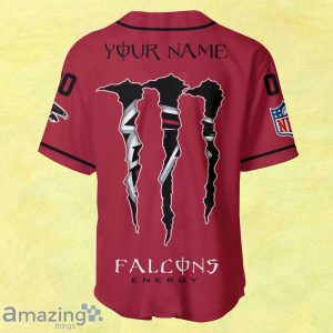 Atlanta Falcons Black Baseball Jersey - T-shirts Low Price