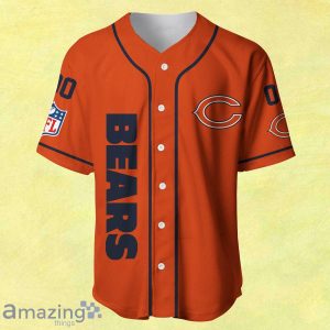 Custom Name Chicago Bears Baseball Jersey Shirt Unique Gift