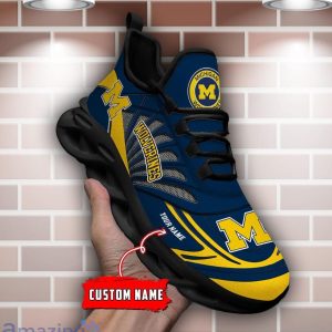 Custom Name Michigan Wolverines Personalized Name Max Soul Shoe Trending Sport Gift image Custom Name Michigan Wolverines Personalized Name Max Soul Shoe Trending Sport Gift Product Photo 3