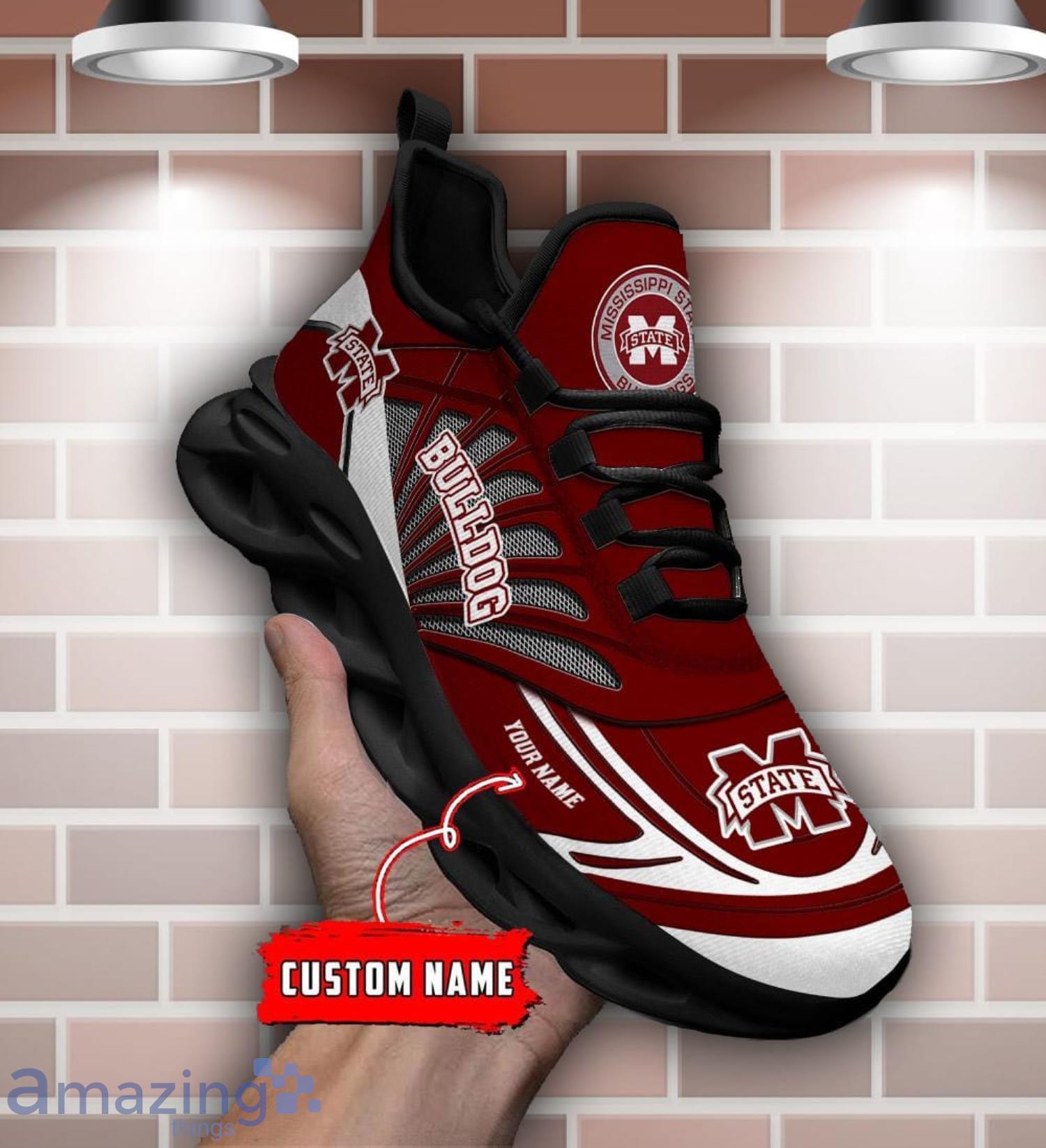 Custom Name Mississippi State Bulldogs Personalized Name Max Soul Shoe Trending Sport Gift image Custom Name Mississippi State Bulldogs Personalized Name Max Soul Shoe Trending Sport Gift Product Photo 4