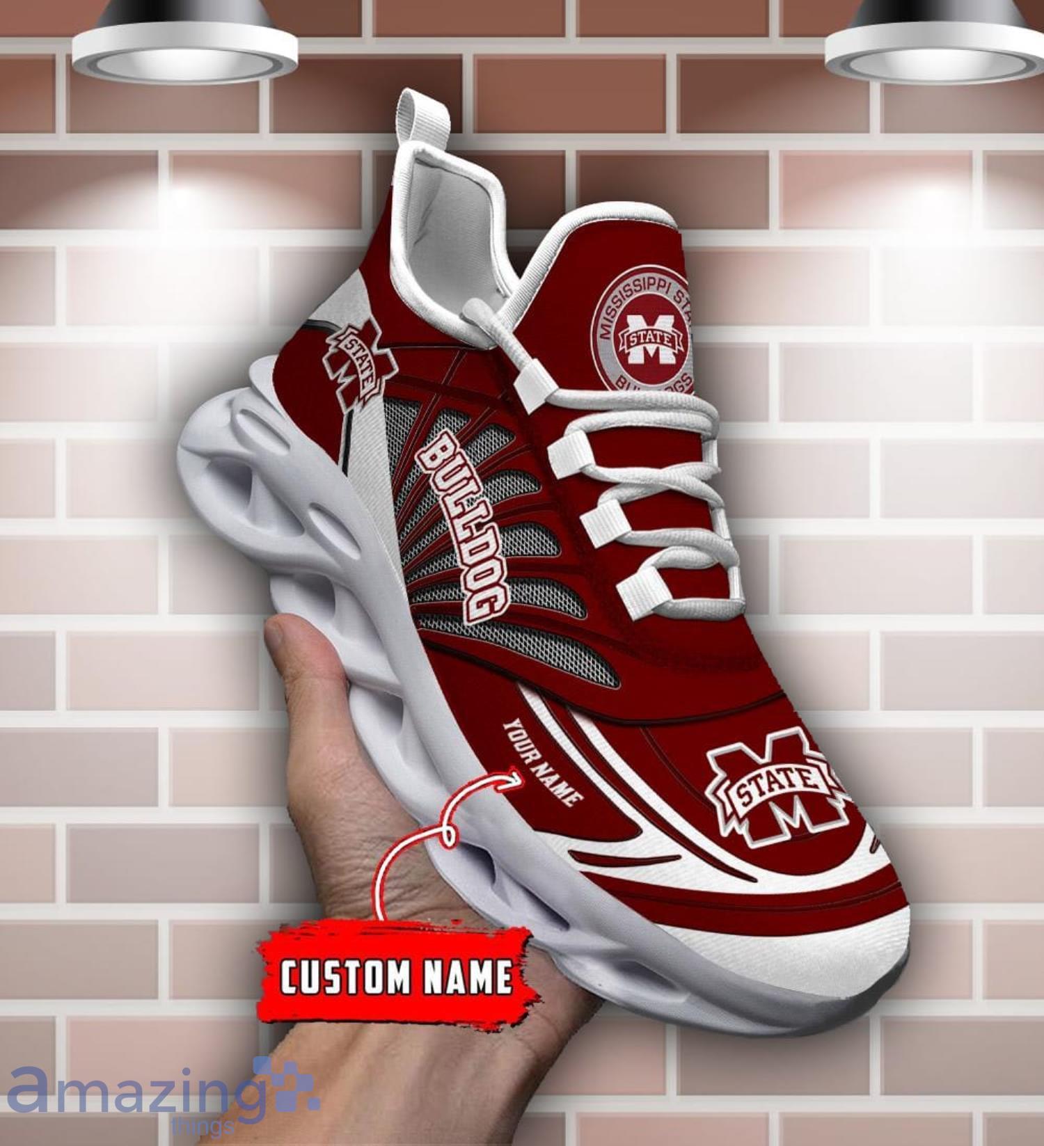 Custom Name Mississippi State Bulldogs Personalized Name Max Soul Shoe Trending Sport Gift image Custom Name Mississippi State Bulldogs Personalized Name Max Soul Shoe Trending Sport Gift Product Photo 1