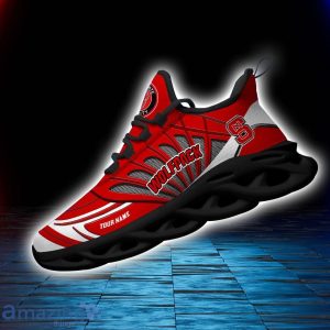 Custom Name Nc State Wolfpack Personalized Name Max Soul Shoe Trending Sport Gift Product Photo 2