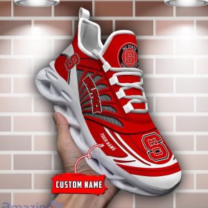Custom Name Nc State Wolfpack Personalized Name Max Soul Shoe Trending Sport Gift Product Photo 1