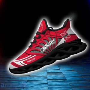 Custom Name Nebraska Cornhuskers Personalized Name Max Soul Shoe Trending Sport Gift image Custom Name Nebraska Cornhuskers Personalized Name Max Soul Shoe Trending Sport Gift Product Photo 2