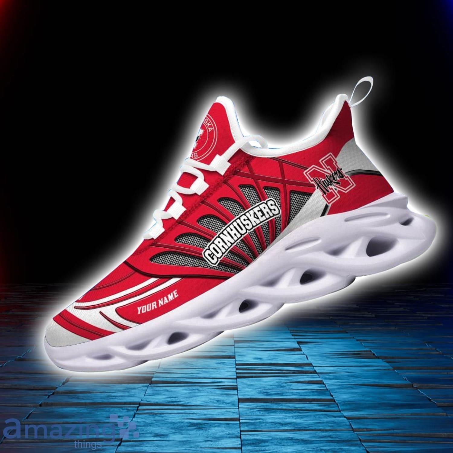Custom Name Nebraska Cornhuskers Personalized Name Max Soul Shoe Trending Sport Gift image Custom Name Nebraska Cornhuskers Personalized Name Max Soul Shoe Trending Sport Gift Product Photo 3