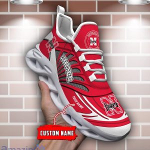 Custom Name Nebraska Cornhuskers Personalized Name Max Soul Shoe Trending Sport Gift Product Photo 1