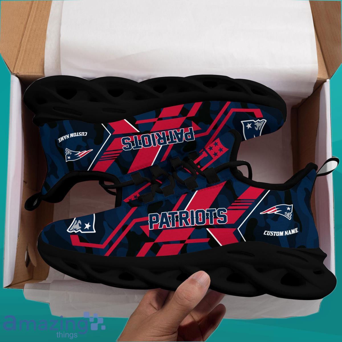 New England Patriots New Trend Max Soul Shoes Running Sneakers