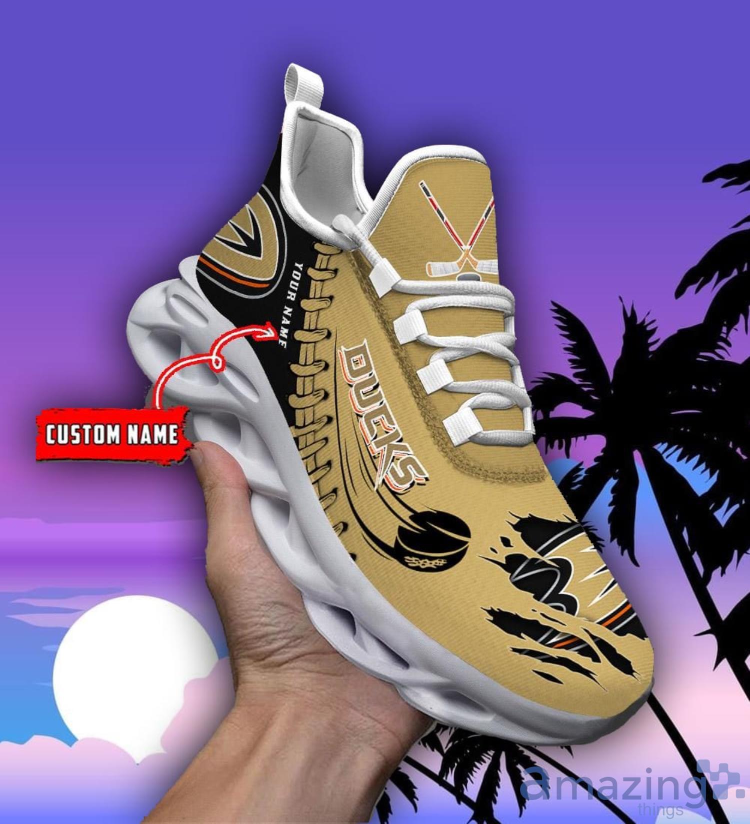 Anaheim Ducks Custom Name Max Soul Sneakers Men And Women Running