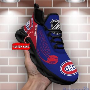 Custom Name NHL Montreal Canadiens Personalized Name Max Soul Shoes Trending Sport Gift Sneakers Product Photo 2