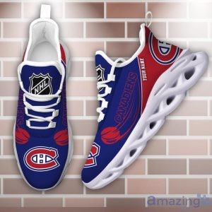 Custom Name NHL Montreal Canadiens Personalized Name Max Soul Shoes Trending Sport Gift Sneakers Product Photo 3