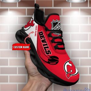Custom Name NHL New Jersey Devils Personalized Name Max Soul Shoes Trending Sport Gift Sneakers image Custom Name NHL New Jersey Devils Personalized Name Max Soul Shoes Trending Sport Gift Sneakers Product Photo 2