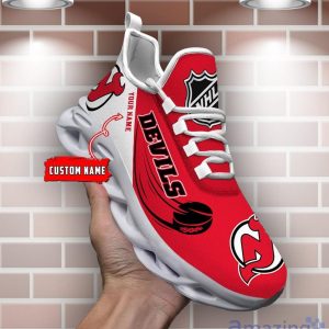 Custom Name NHL New Jersey Devils Personalized Name Max Soul Shoes Trending Sport Gift Sneakers Product Photo 1