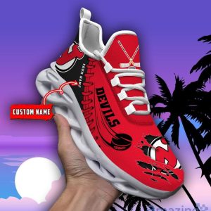 Custom Name NHL New Jersey Devils Personalized Name Ultra Max Soul Sneakers For Men And Women Product Photo 1