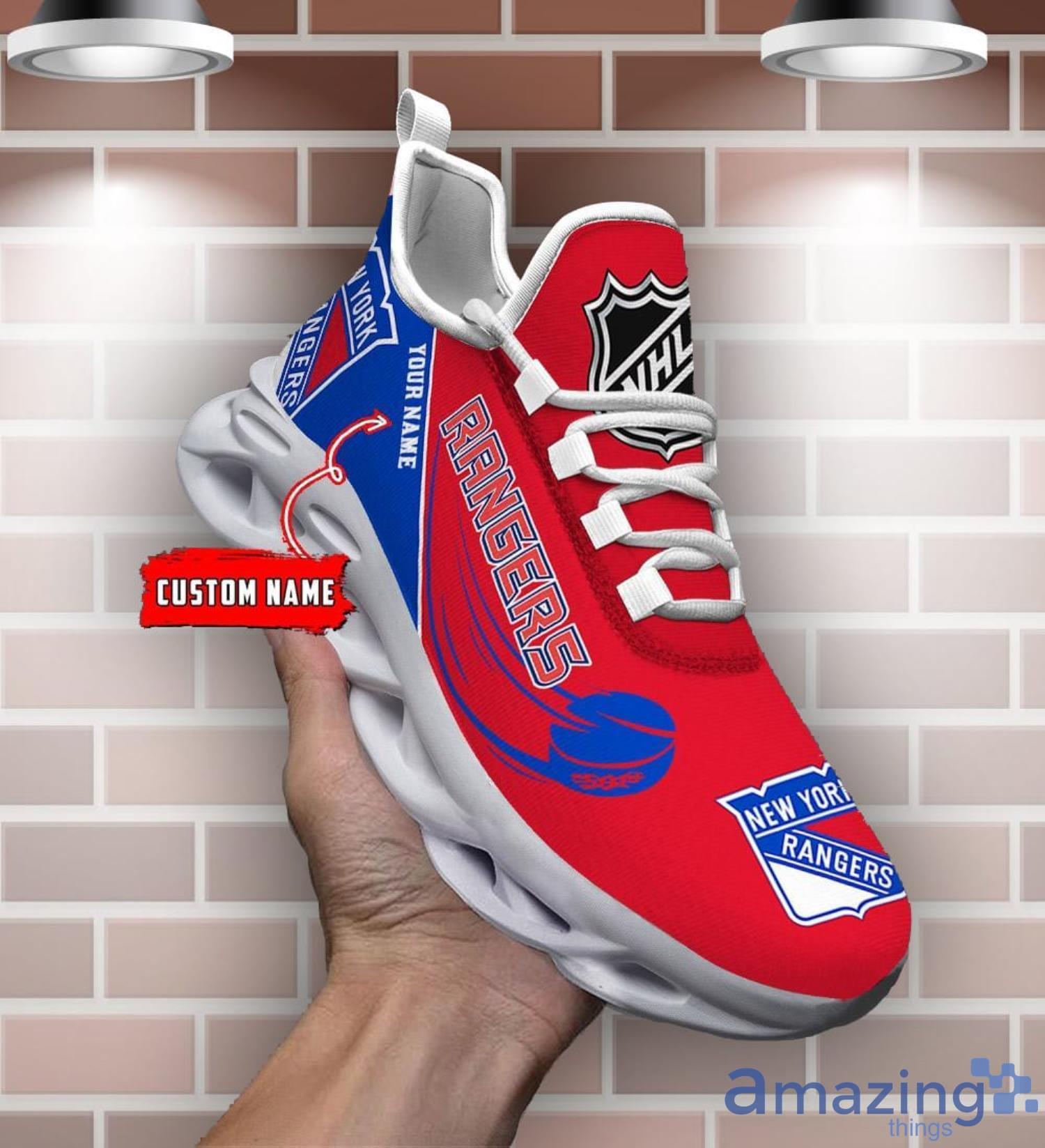 NHL New York Rangers Running Sneakers Yeezy Shoes Men And Women