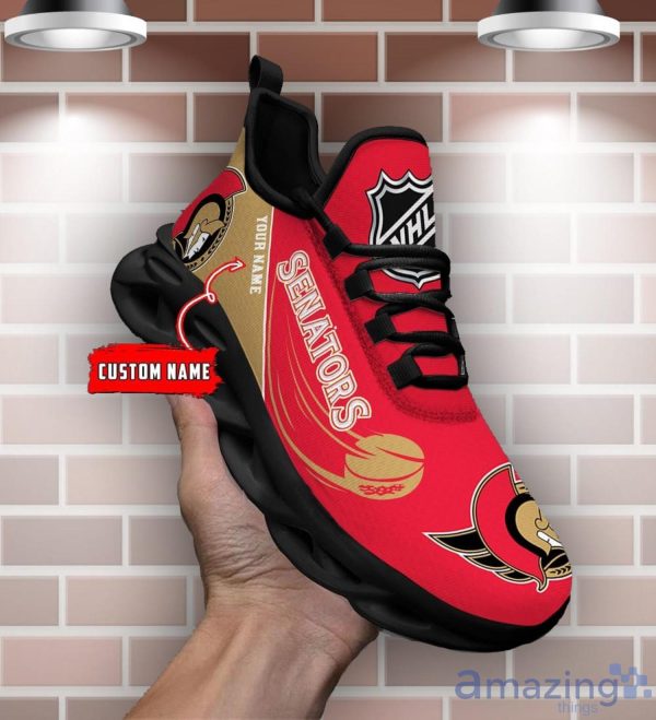 Custom Name NHL Ottawa Senators Personalized Name Max Soul Shoes Trending Sport Gift Sneakers Product Photo 2