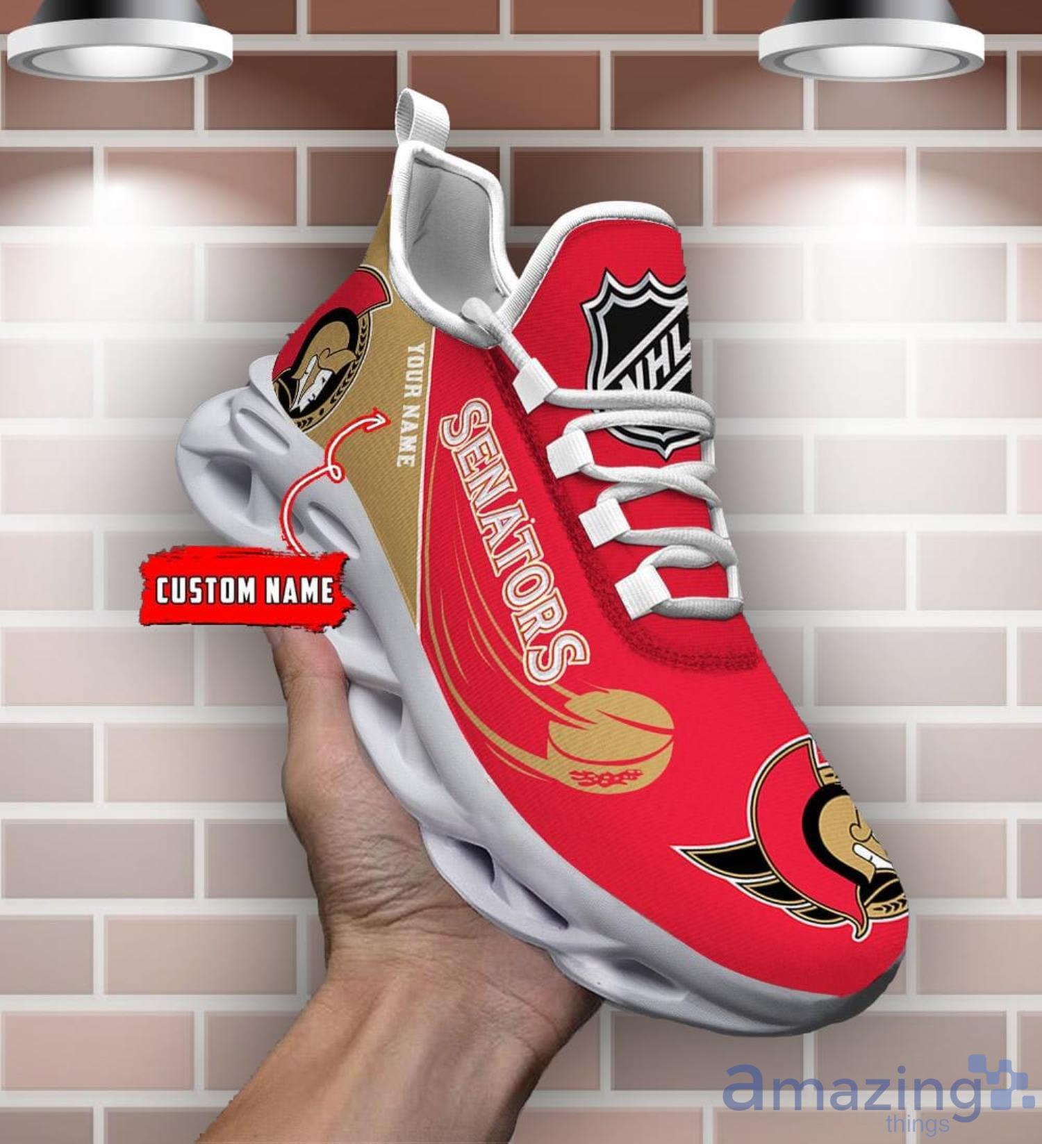 Custom Name NHL Ottawa Senators Personalized Name Max Soul Shoes Trending Sport Gift Sneakers Product Photo 1