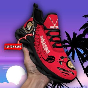 Custom Name NHL Ottawa Senators Personalized Name Ultra Max Soul Sneakers For Men And Women image Custom Name NHL Ottawa Senators Personalized Name Ultra Max Soul Sneakers For Men And Women Product Photo 4