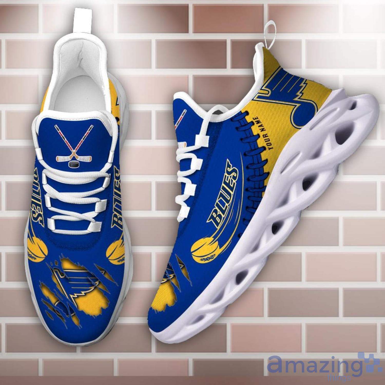 NHL St Louis Blues Running Shoes Design Max Soul Shoes Gift For