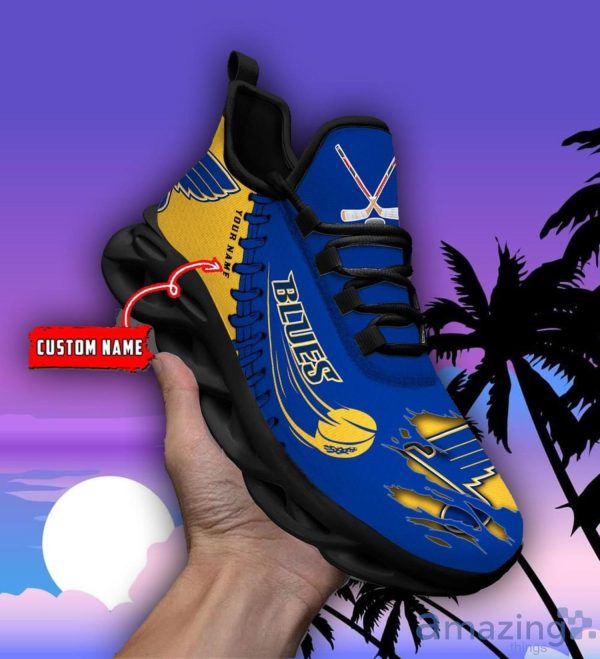St Louis Blues NHL Max Soul Shoes Custom Name For Men And Women