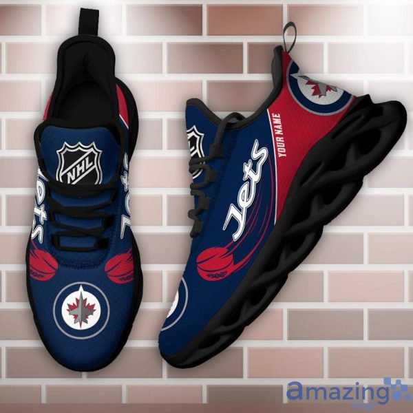 Custom Name NHL Winnipeg Jets Personalized Name Max Soul Shoes Trending Sport Gift Sneakers Product Photo 3