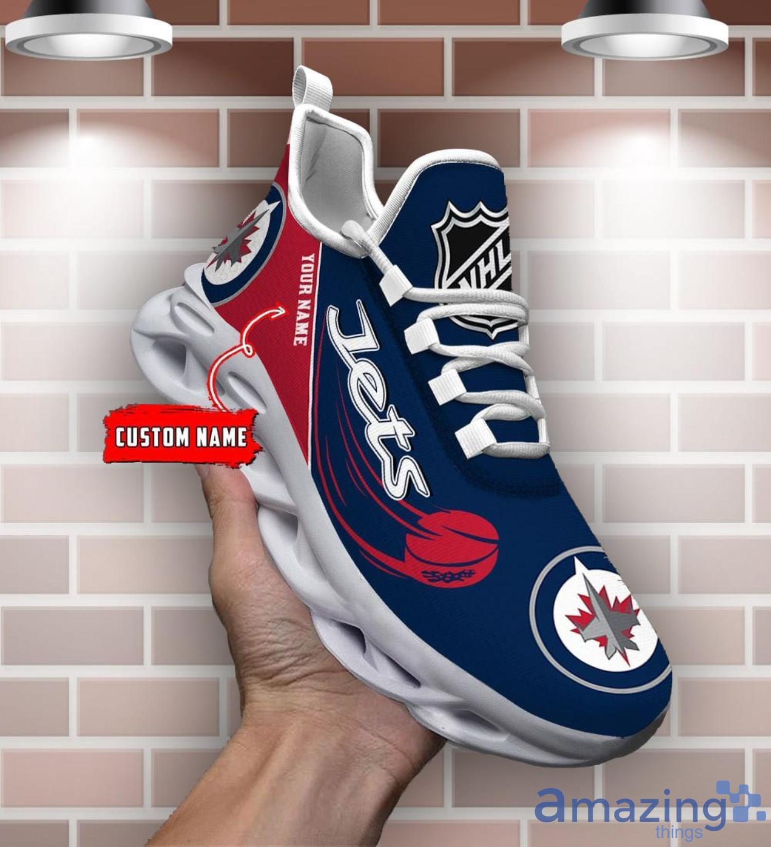 Custom Name NHL Winnipeg Jets Personalized Name Max Soul Shoes Trending Sport Gift Sneakers Product Photo 1