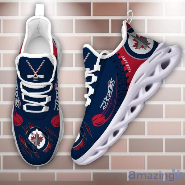 Custom Name NHL Winnipeg Jets Personalized Name Ultra Max Soul Sneakers For Men And Women Product Photo 2