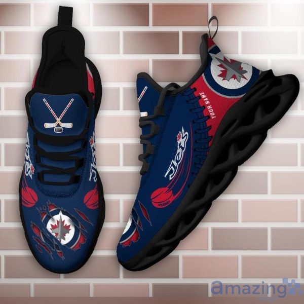 Custom Name NHL Winnipeg Jets Personalized Name Ultra Max Soul Sneakers For Men And Women Product Photo 3